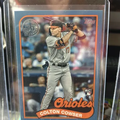 Colton Cowser orioles Topps 35th blue boarder rc