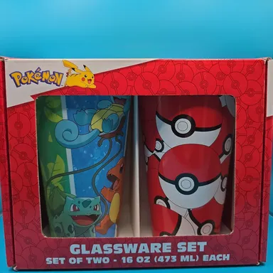 Pokemon Glassware Set