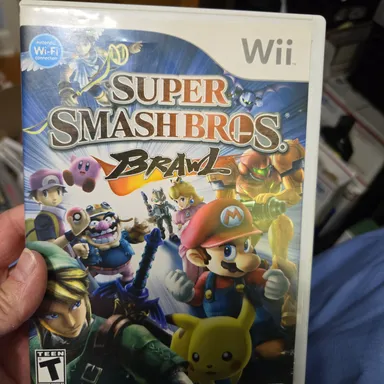Wii Super smash bros brawl, cib