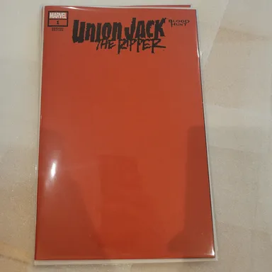 UNION JACK THE RIPPER: BLOOD HUNT #1 BLOOD RED BLANK VARIANT [BH]