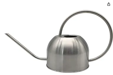 Hamiledyi 50oz/1500ml Stainless Steel Watering Can with Long Spout