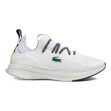 Mens Lacoste Sneakers Run Spin Comfort 2 Size 13 Athletic NEW White Lilac Green
