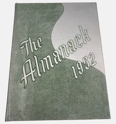 Vintage 1952 The Almanack Yearbook Franklin College Indiana Smith Crafted