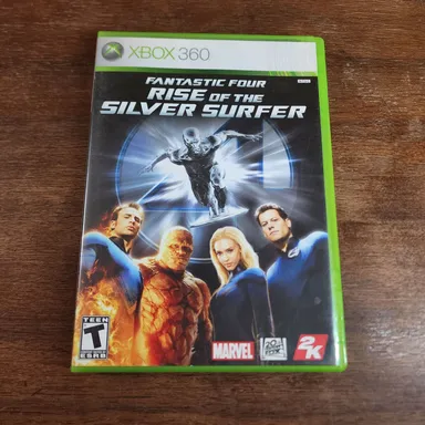 Microsoft Xbox 360 Fantastic Four Rise Of The Silver Surfer CIB Game