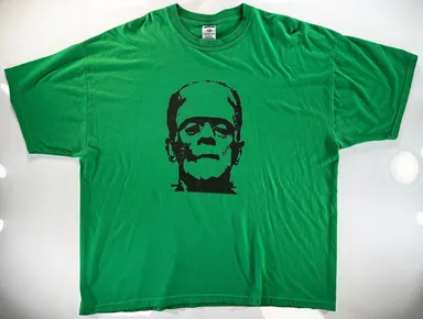 Vintage Frankenstein Monster T-Shirt XXL Hollywood Horror Universal Halloween