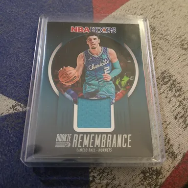 2023-24 NBA Hoops Lamelo Ball No. RR-LMO Rookie Remembrance Patch