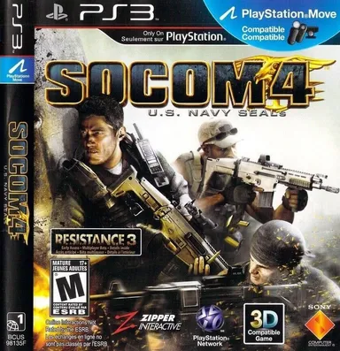 SOCOM 4 (Sony PlayStation 3 2011) ps3 with manual-1