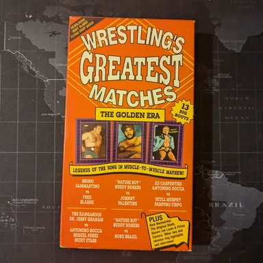 VHS - Wrestling - Wrestling's Greatest Matches Golden Era