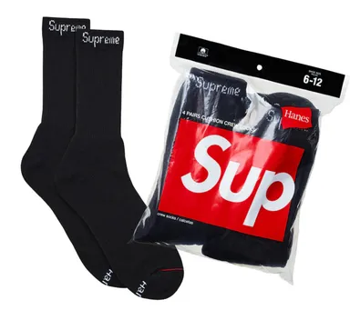 Supreme/Hanes Socks 4 Pack