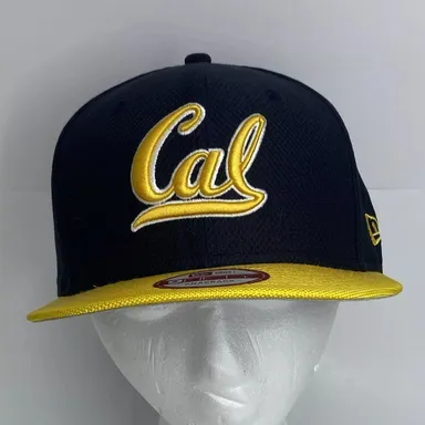 New Era 9FIFTY Cal SnapBack Hat Black/Yellow Medium-Large