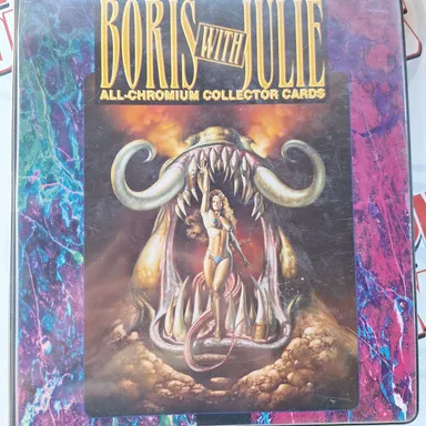 RARE Boris & Julie Chromium Fantasy Cards Set, with Binder, Autographed Card, Chase Cards & Promo