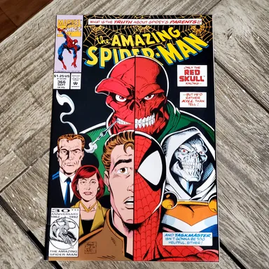 The Amazing Spider-Man #366 the RED SKULL from Sept. 1992