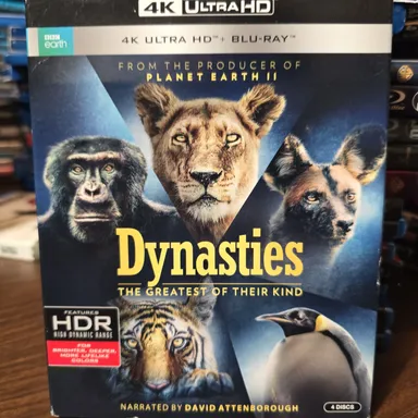 Dynasties The Greatest of Their Kind 4K Ultra HD + BLU-RAY -