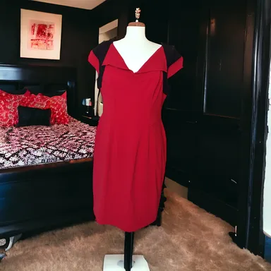NWT by Shani Red and Black Dress 10