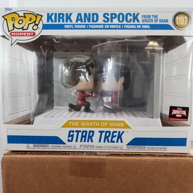 NEW Funko POP! Star Trek Wrath of Khan Captain Kirk Spock Target Con Exclusive