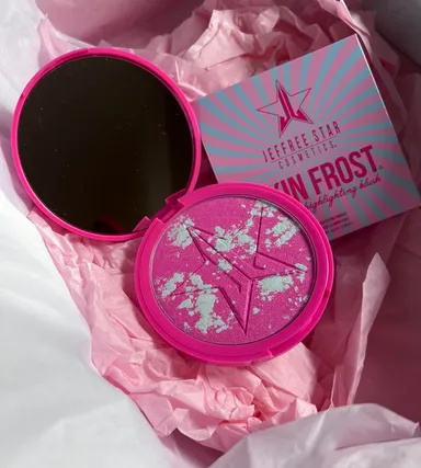 NIB Jeffree Star Skin Frost Cotton Candy Crime Highlighting Blush *EXCLUSIVE*