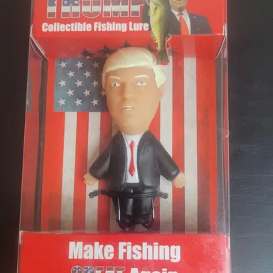 Trump collectible fishing lure