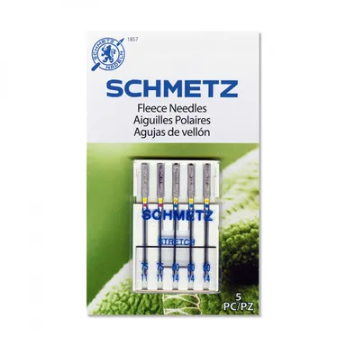 Schmetz Fleece Needles Assorted Sz. 5 ct. (2) 75/11 and (3) 90/14.