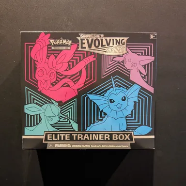 Evolving Skies Elite Trainer Box - Vaporeon Espeon Glaceon Sylveon