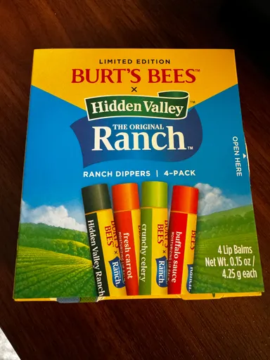 Burt’s Bees Burts Bees x Hidden Valley Ranch 4 Pack Lip Balm