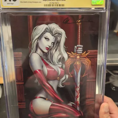 Lady Death: Gallery 1 Naughty Black Metal Virgin Art Edition CGC 9.8 2020