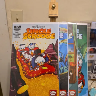 Uncle Scrooge #1 - #4 Disney Comics