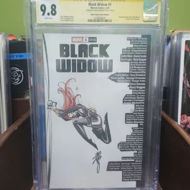 Black Widow #1 CGC 9.8 SIGNED