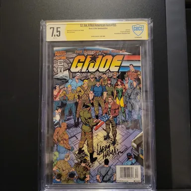 CBCS/CGC G.I. Joe: A Real American Hero - #155B (Newsstand) SIGNED BY LARRY HAMA