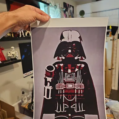 Lego Vader 11x17 inch print