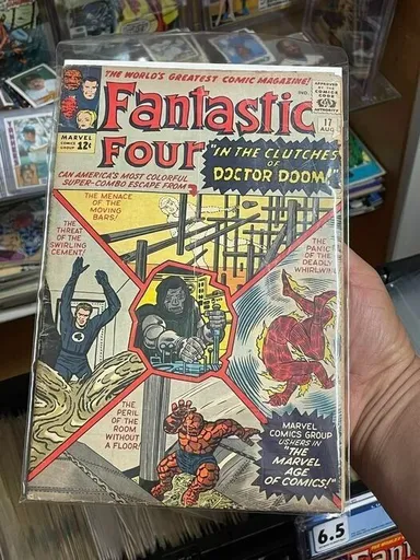 Fantastic Four #17 (RAW 2.5-3.5 - MARVEL 1963) (ITEM VIDEO!) Dr. Doom. PC