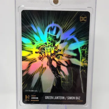 DC HRO Chapter 2 Legends Green Lantern / Simon Baz Legendary Unscanned Card