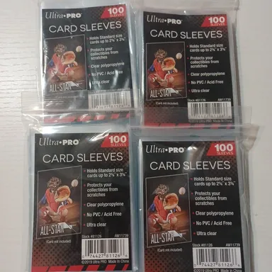 Sleeves: Ultra Pro Clear Sleeves (400 count)