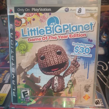 PS3 Little Big Planet Game Of The Year Edition