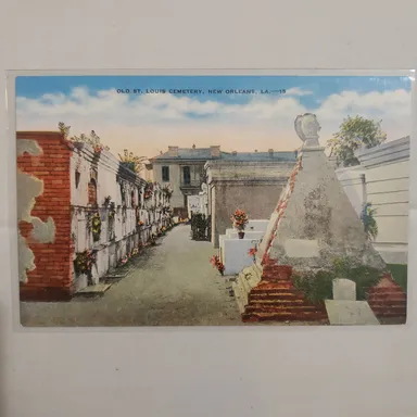 2. Old St. Louis Cemetery Postcard 
