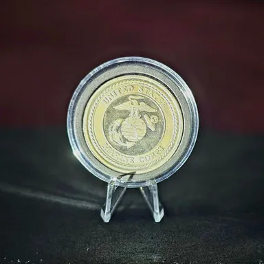 United States Marine Corps .999 Fine Silver 1oz Coin Round