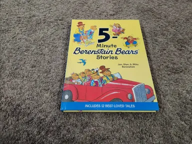 The Berenstain Bears 5 Minute Stories Brand New Includes 12 Best Loved Tales