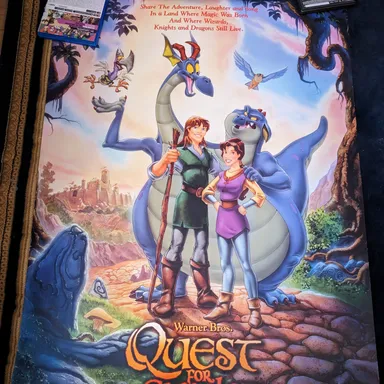 Quest for Camelot 1998 Double Sided Original Movie Poster 27" x 40"