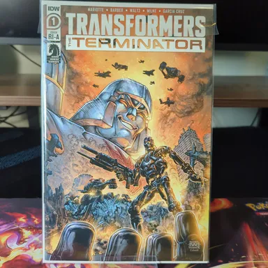 Transformers Vs Terminator #1 1:10 Copy Incv Variant (2020) Williams Cvr