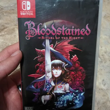 game- Bloodstained: Ritual of the Night - Nintendo Switch Tested. No Label
