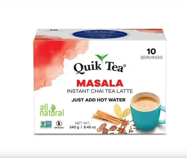 Quik Tea Masala Instant Chai Tea Latte 10 servings (INDIA)