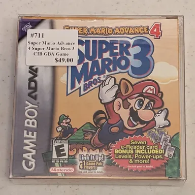 GBA Game (US) Super Mario Advance 4: Super Mario Bros 3