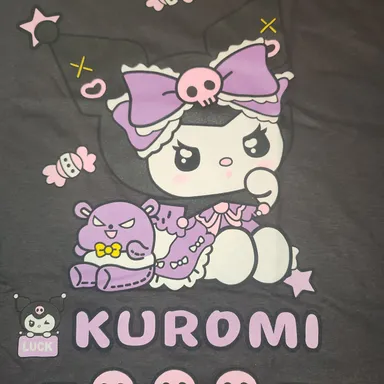 KUROMI HELLO KITTY AND FRIENDS T SHIRT~SIZE MEDIUM (NEW SHIRT WITHOUT THE TAG)
