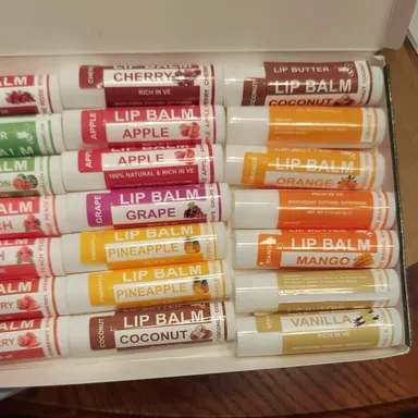 You get 2 Assorted flavors Hydrating Lip Balm