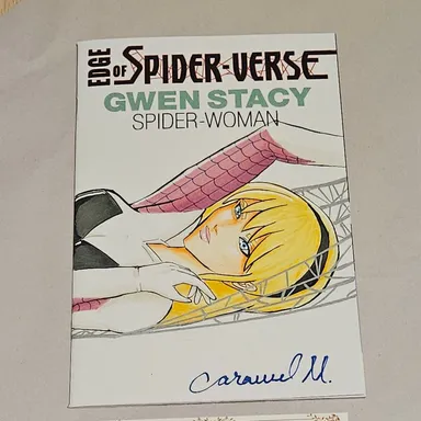 Edge of Spiderverse: Gwen Stacy #2 ♥️ OA cover