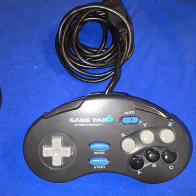 sega genesis game pad 6 controller turbo controller