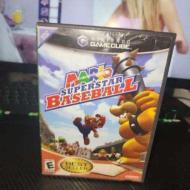 Mario Superstar Baseball (GameCube) Case & Manual Only
