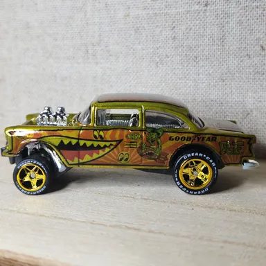 custom 55 gasser gold paint