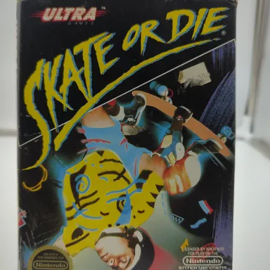 NES - Skate or Die CIB