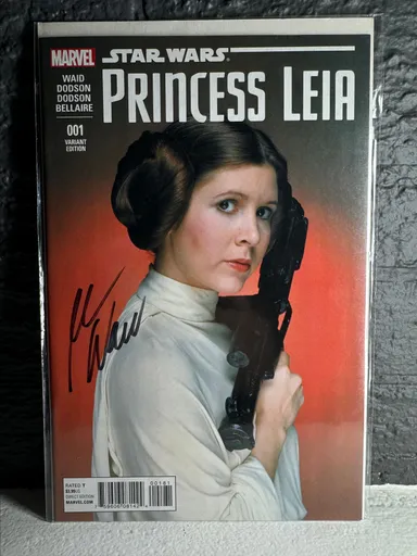 Starwars Princess Leia #1 Signed By Mark Waid