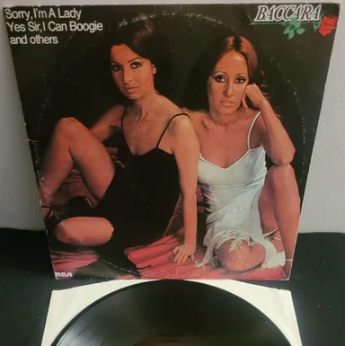 BACCARA Sorry I'm A Lady Yes Sir I Can Boogie LP 1977 Manhattan EX disco Funk German press